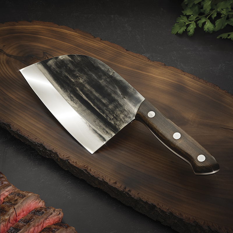 Serbian Cleaver plus FREE Paring Knife